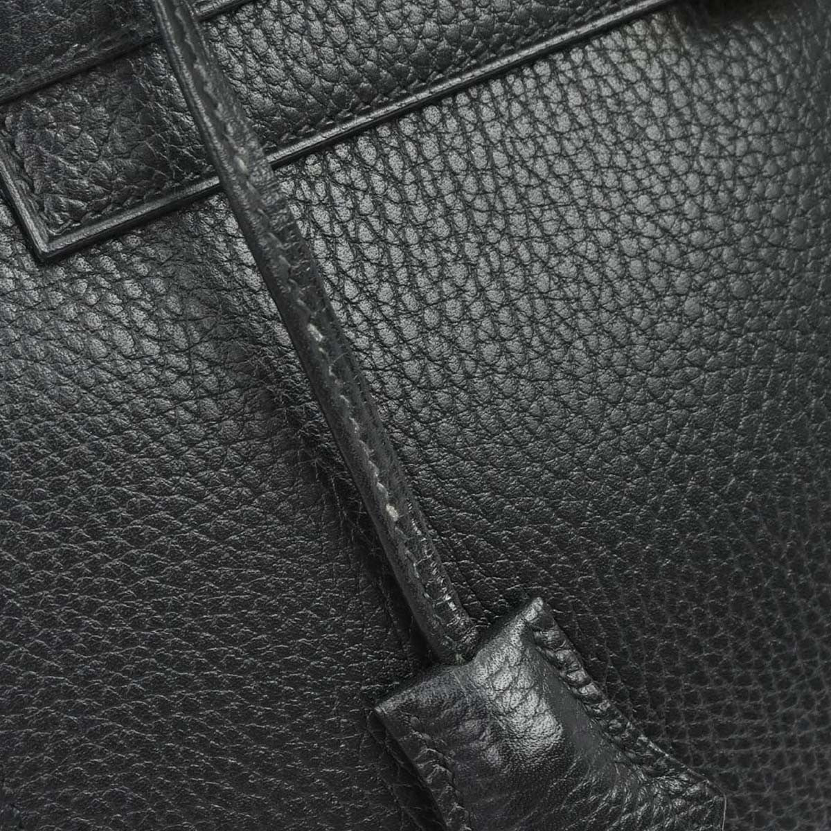 Hermès Black Ardennes Kelly 28 Sellier 2way Handbag