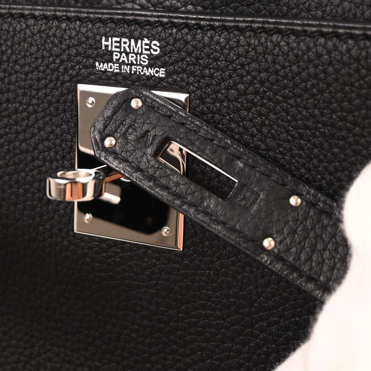 Hermès Black Togo Kelly 32 Retourne 2way Handbag