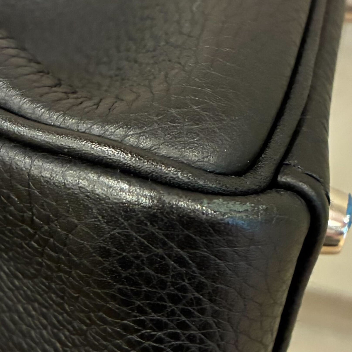 Hermès Black Togo Kelly 32 Retourne 2way Handbag