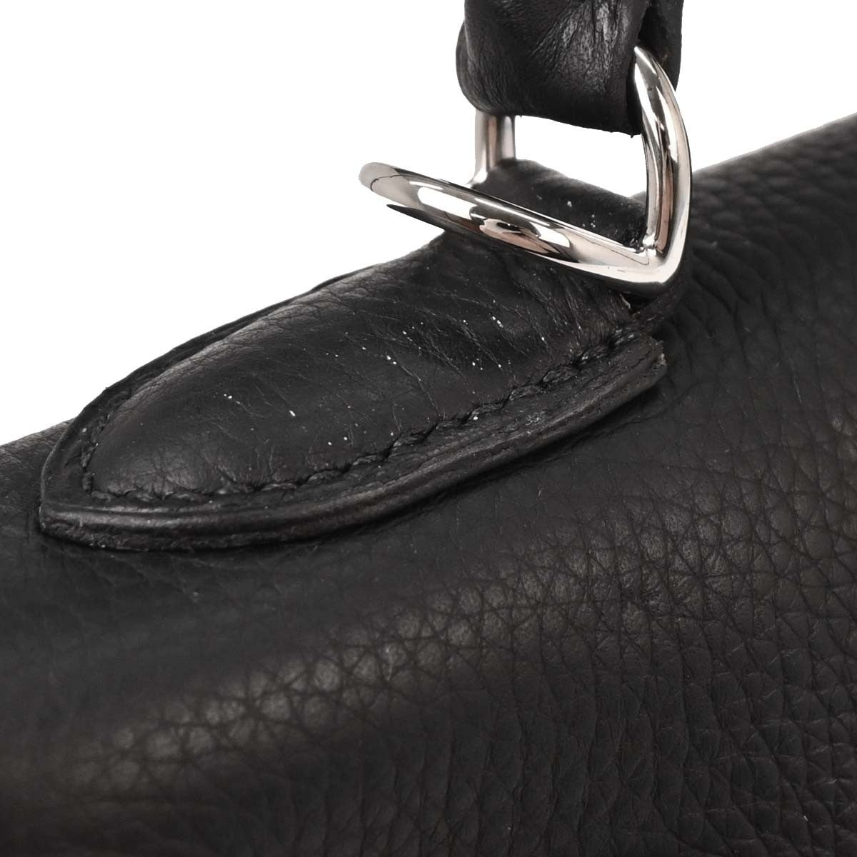 Hermès Black Togo Kelly 32 Retourne 2way Handbag