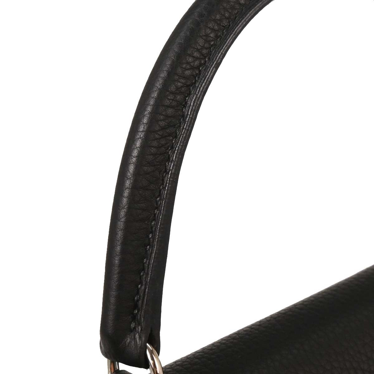 Hermès Black Togo Kelly 32 Retourne 2way Handbag
