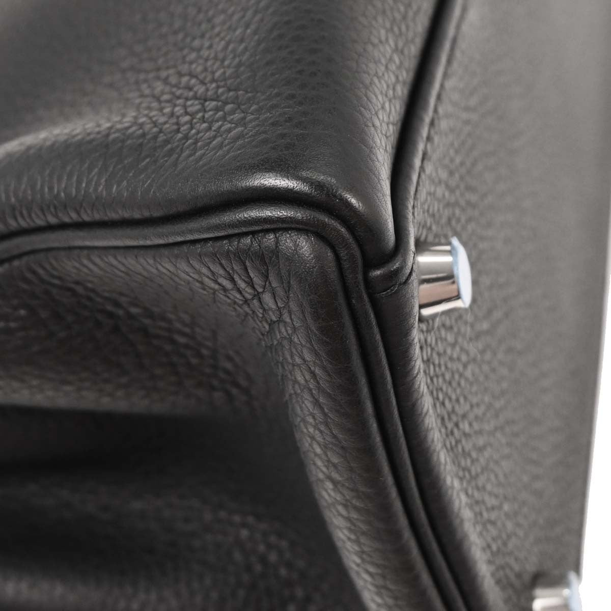 Hermès Black Togo Kelly 32 Retourne 2way Handbag