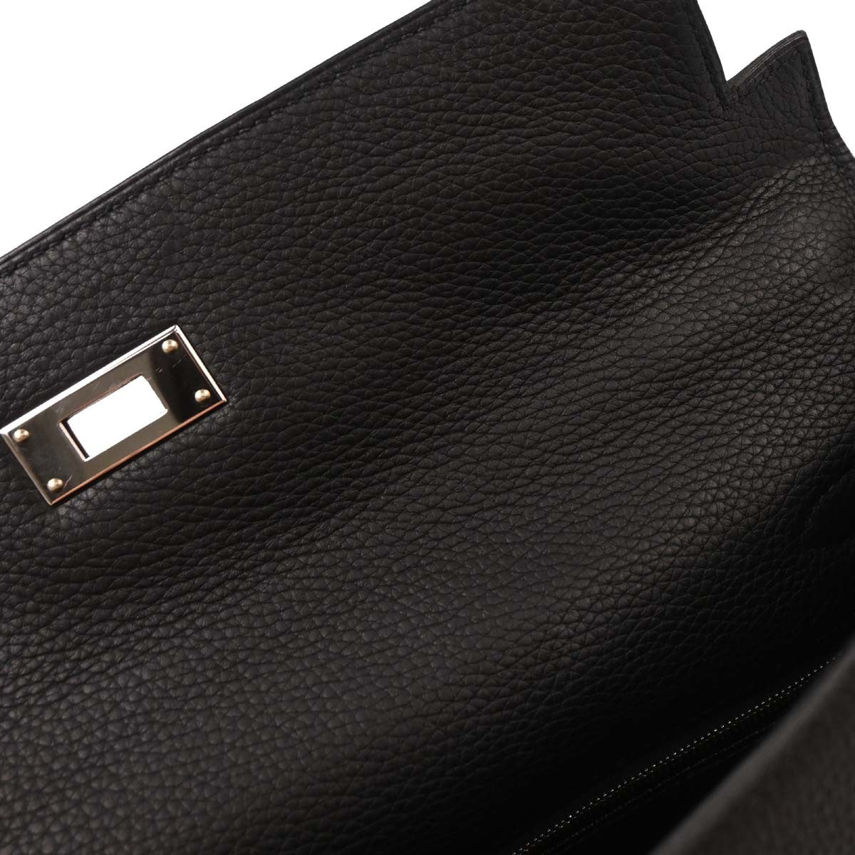 Hermès Black Togo Kelly 32 Retourne 2way Handbag