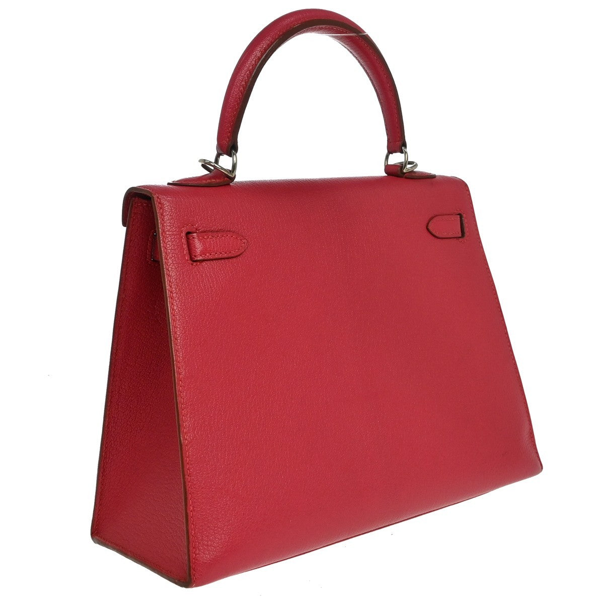 Hermès Fuchsia Chevere Coromandel Kelly 25 Retourne Handbag
