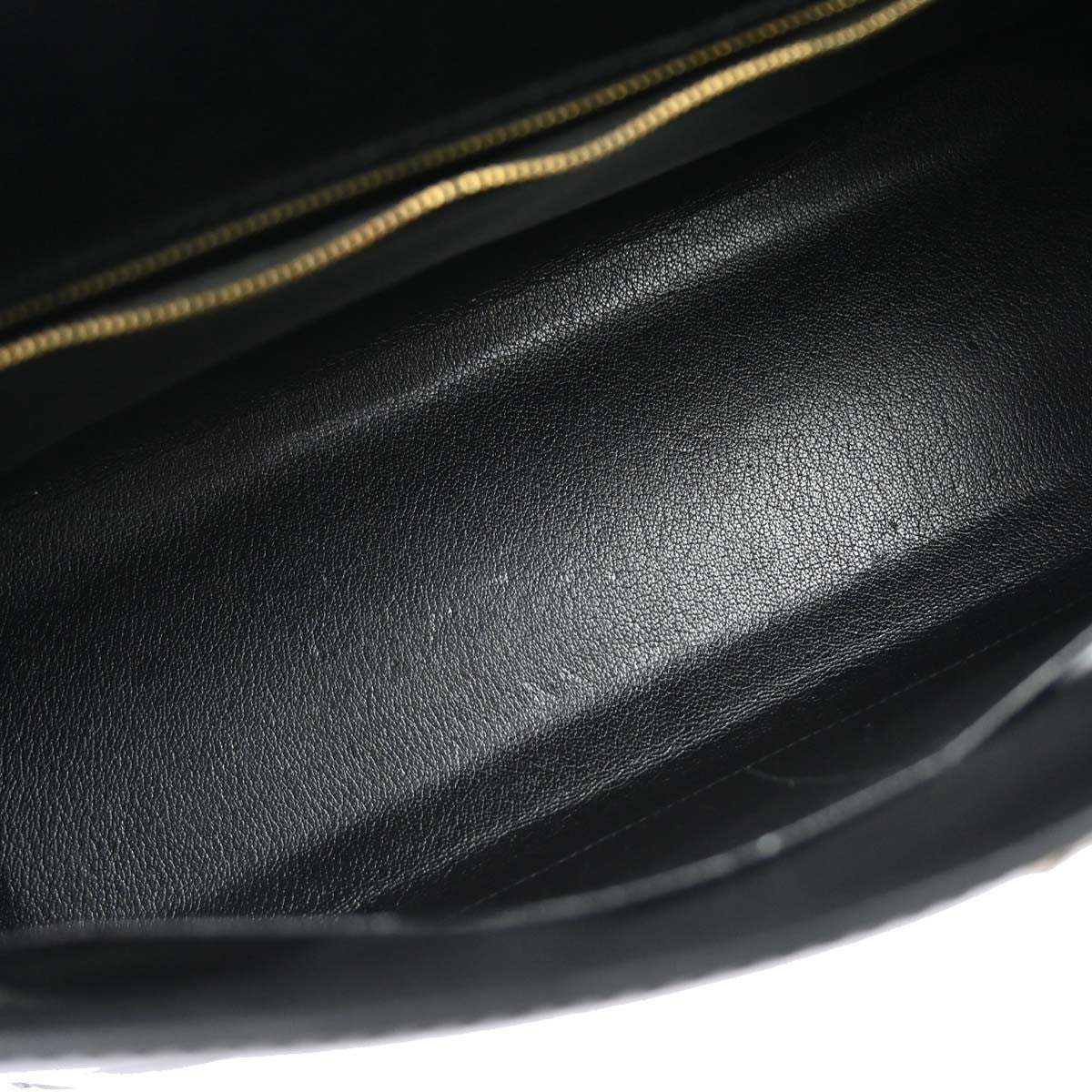 Hermès Black Box Calf Kelly 32 Sellier 2way Handbag