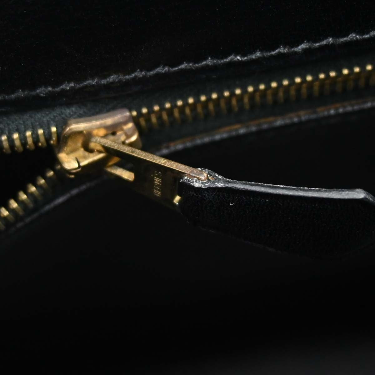 Hermès Black Box Calf Kelly 32 Sellier 2way Handbag