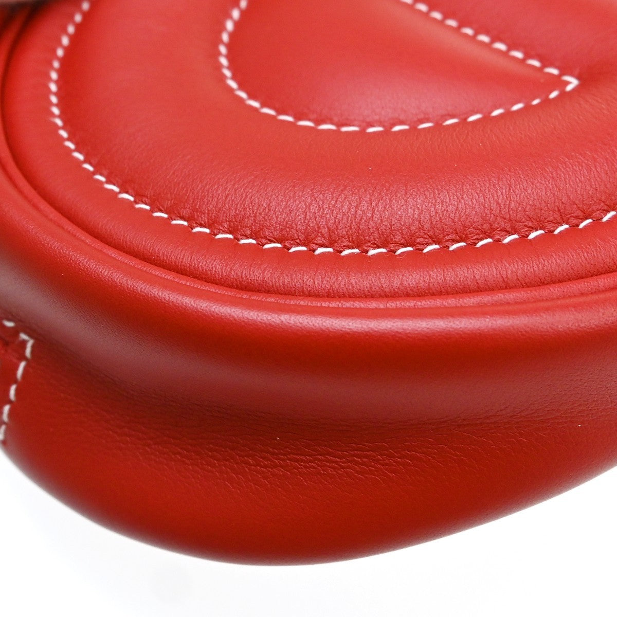 Hermès Rouge Vif Swift In the Loop Shoulder Bag