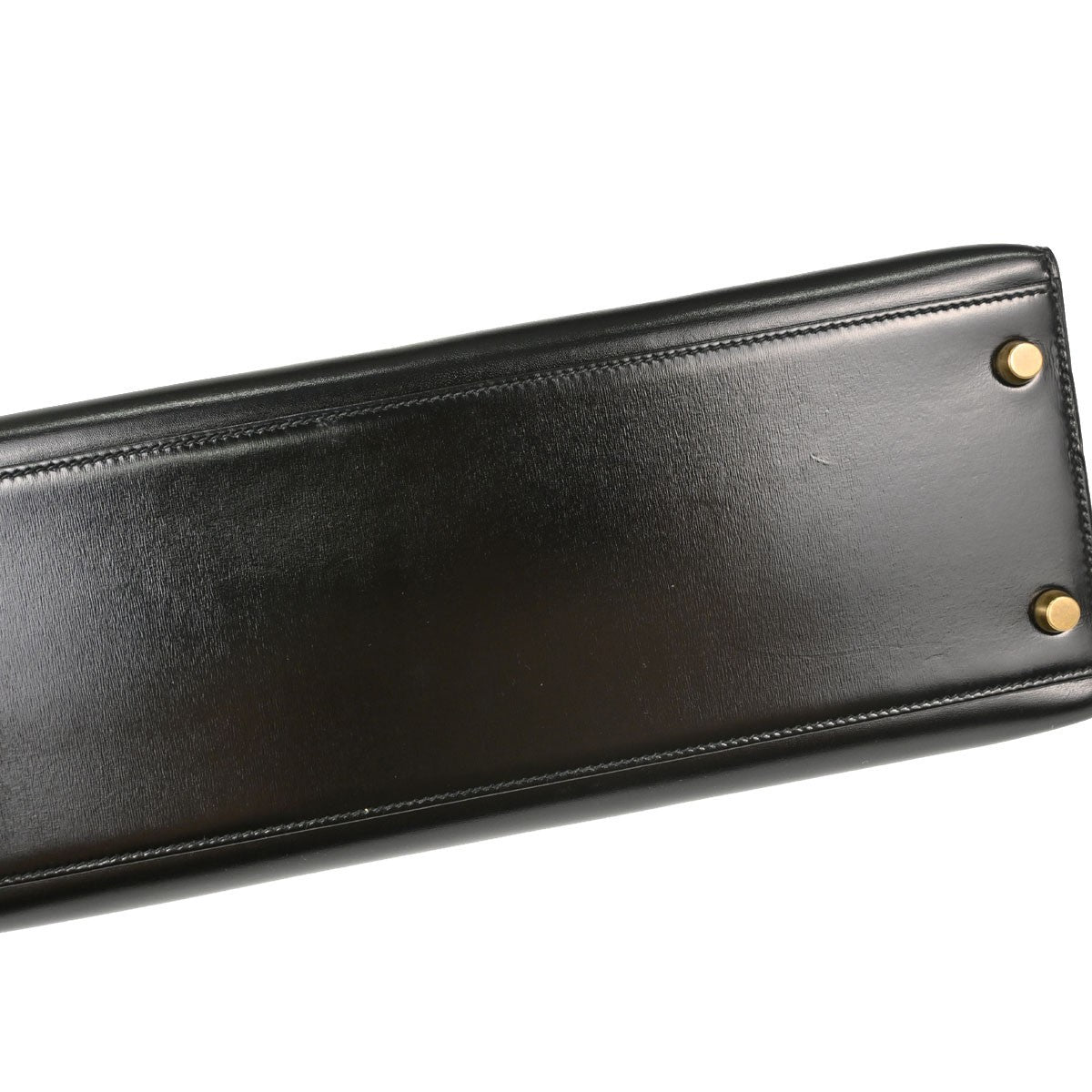 Hermès Black Box Calf Kelly 32 Sellier 2way Handbag