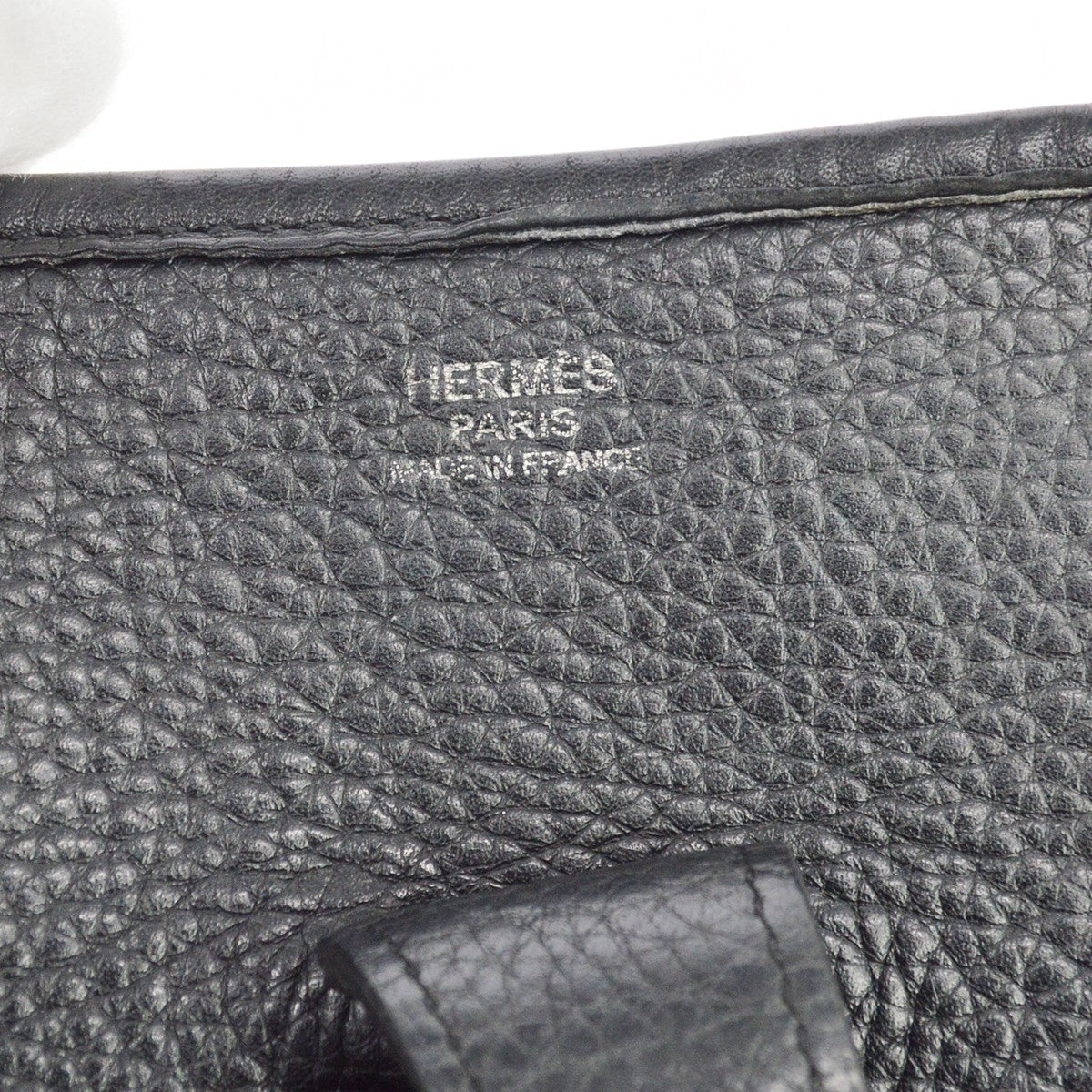 Hermès Black Taurillon Clemence Evelyne 2 33 GM Shoulder Bag