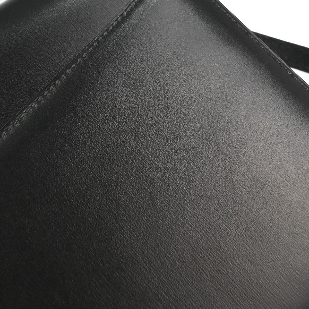 Hermès Black Box Calf Medor Shoulder Bag