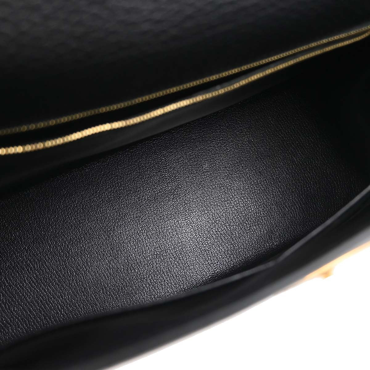 Hermès Black Ardennes Kelly 35 Sellier 2way Handbag