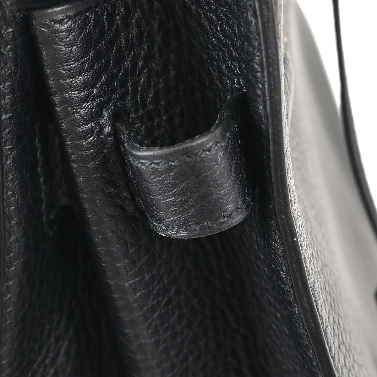 Hermès Black Ardennes Kelly 35 Sellier 2way Handbag