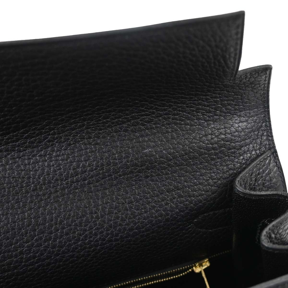Hermès Black Ardennes Kelly 35 Sellier 2way Handbag