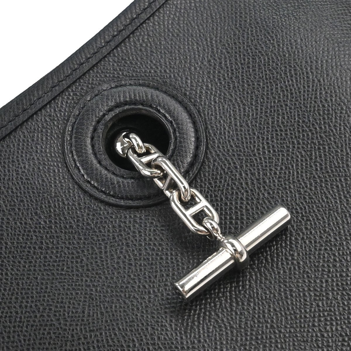 Hermès Black Epsom Vespa PM Shoulder Bag