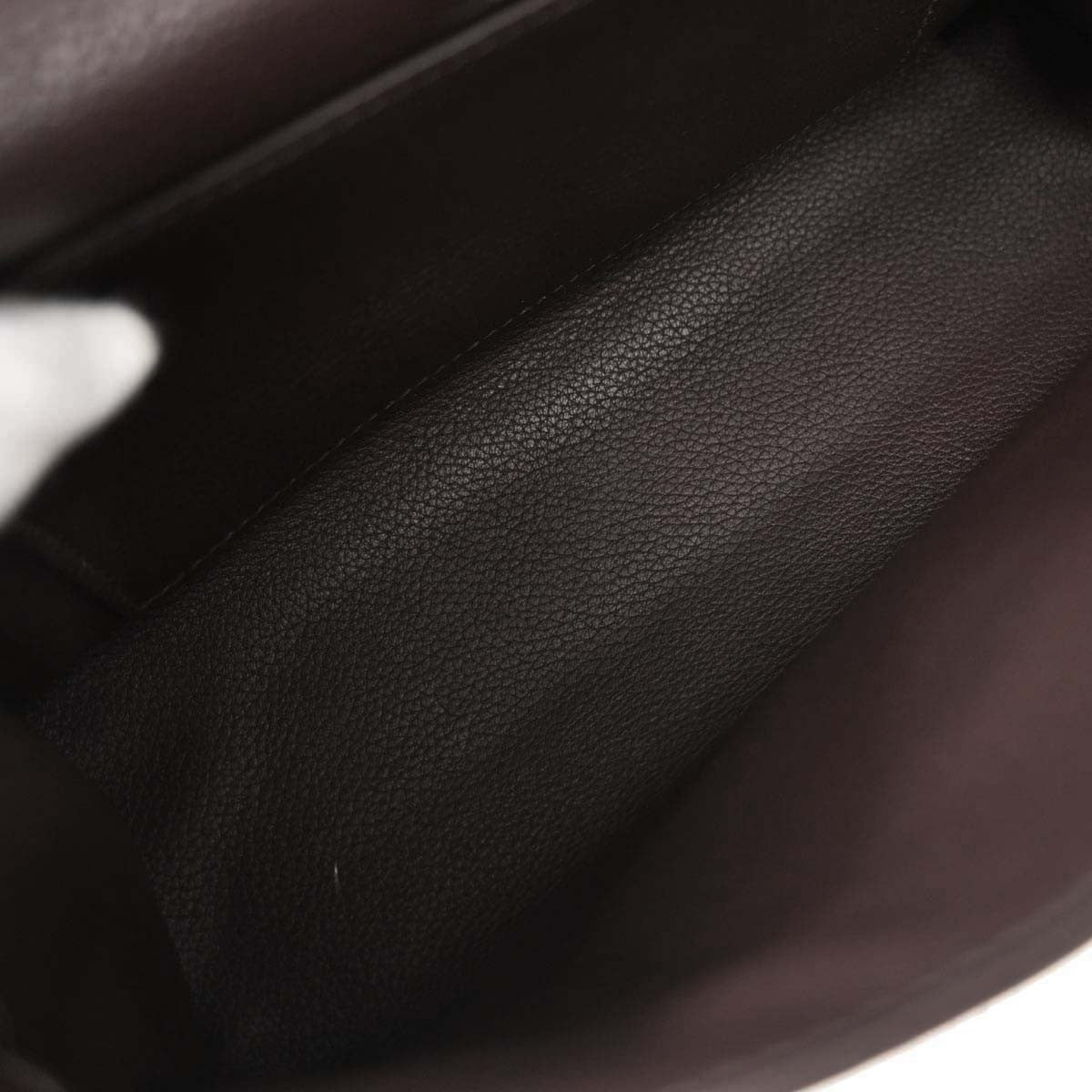 Hermès Havane Evergrain Kelly Pochette Handbag