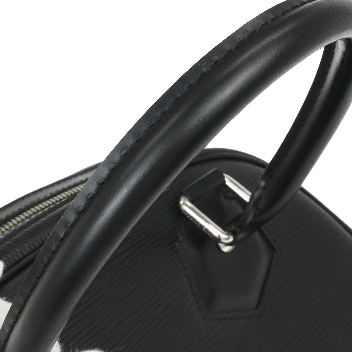 Louis Vuitton Black Epi Bowling Montaigne PM Handbag