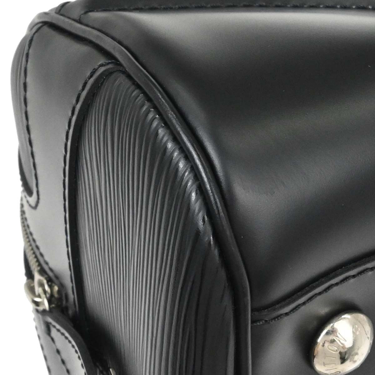 Louis Vuitton Black Epi Bowling Montaigne PM Handbag