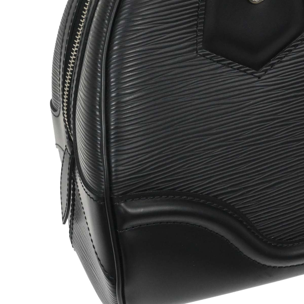 Louis Vuitton Black Epi Bowling Montaigne PM Handbag