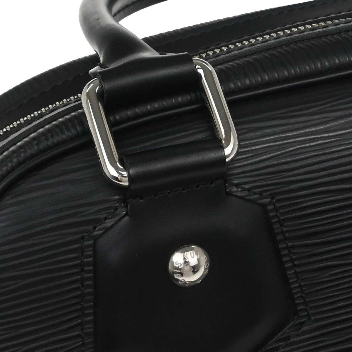 Louis Vuitton Black Epi Bowling Montaigne PM Handbag