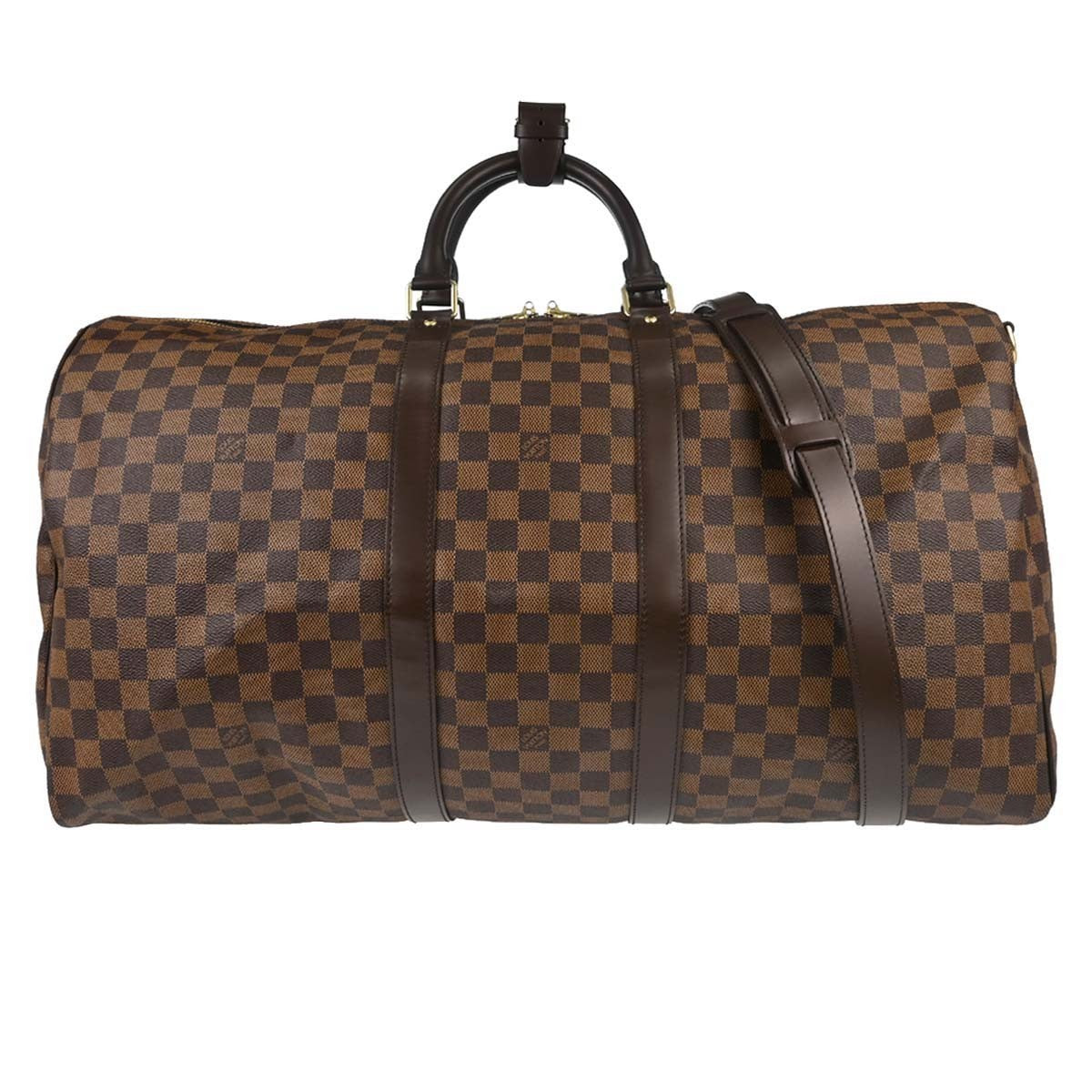 Louis Vuitton Damier Keepall Bandouliere 55 Duffle Bag