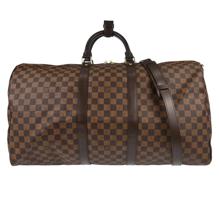 Louis Vuitton Damier Keepall Bandouliere 55 Duffle Bag