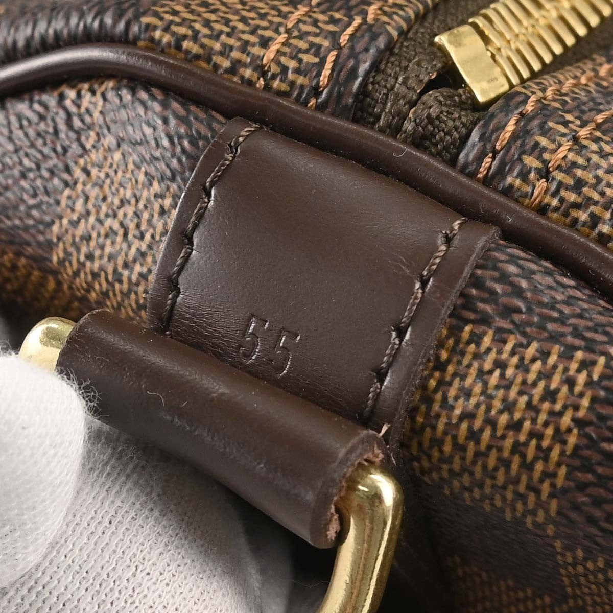 Louis Vuitton Damier Keepall Bandouliere 55 Duffle Bag