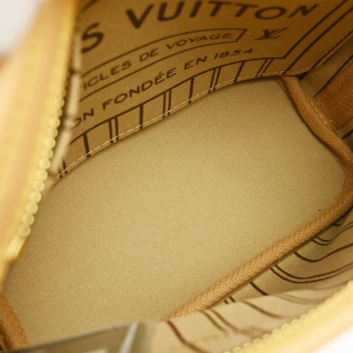 Louis Vuitton Monogram Neverfull BB Beige 2way Handbag