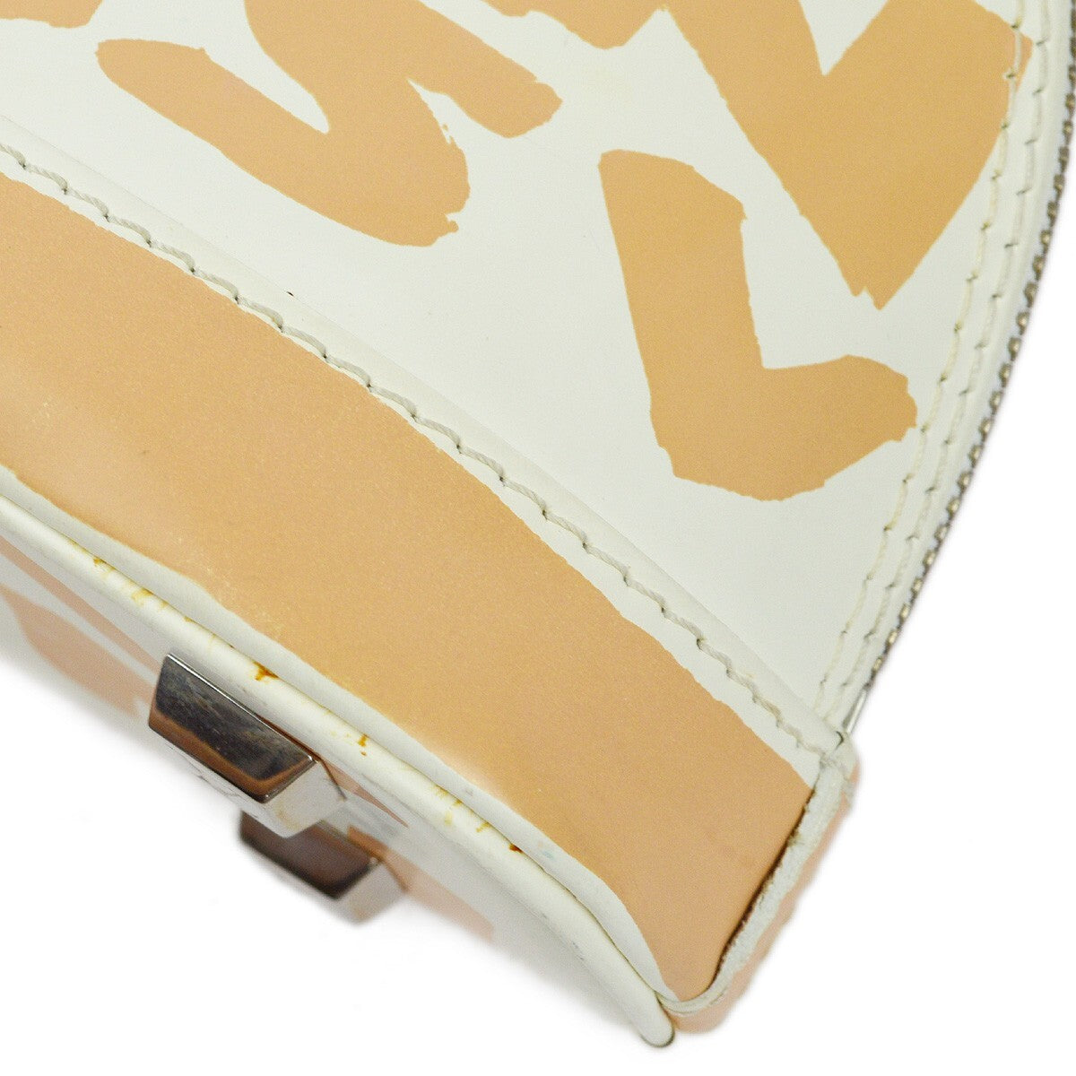 Louis Vuitton Beige Graffiti Alma PM Handbag