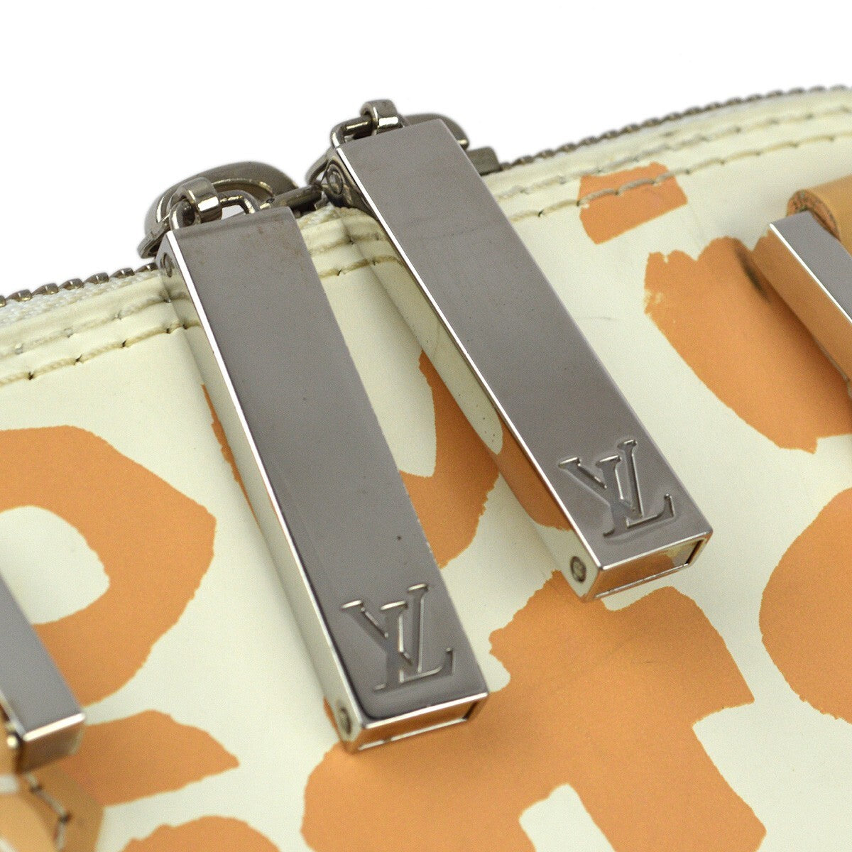 Louis Vuitton Beige Graffiti Alma PM Handbag