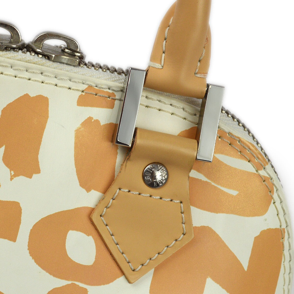 Louis Vuitton Beige Graffiti Alma PM Handbag