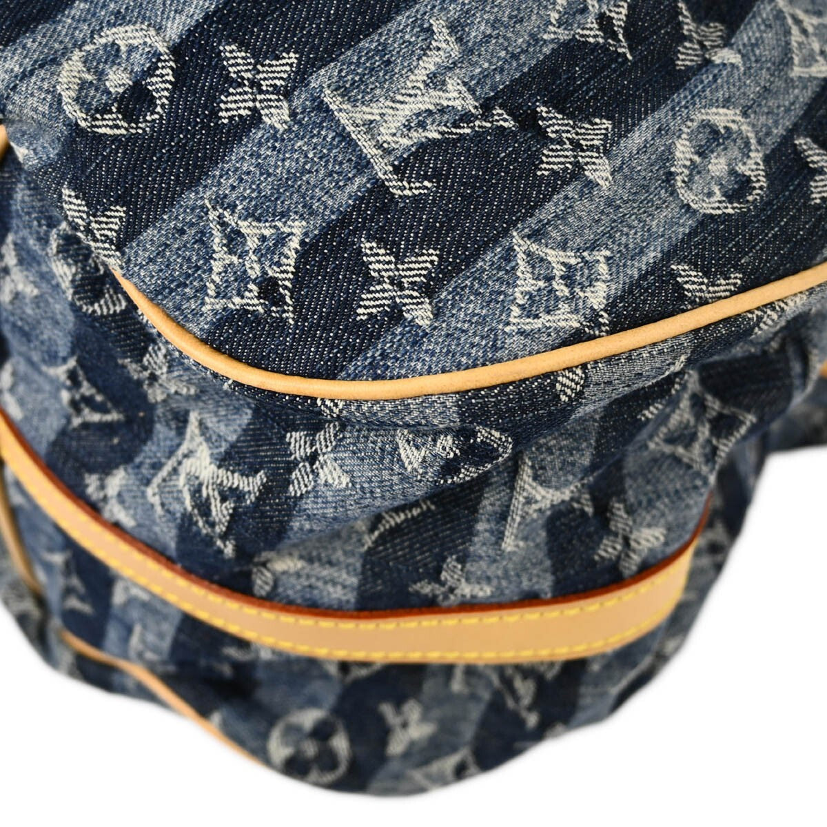 Louis Vuitton Blue Monogram Denim Cabas Raye GM 2way Tote