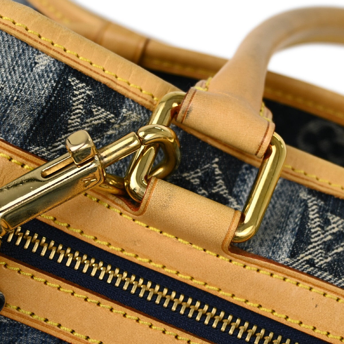Louis Vuitton Blue Monogram Denim Cabas Raye GM 2way Tote