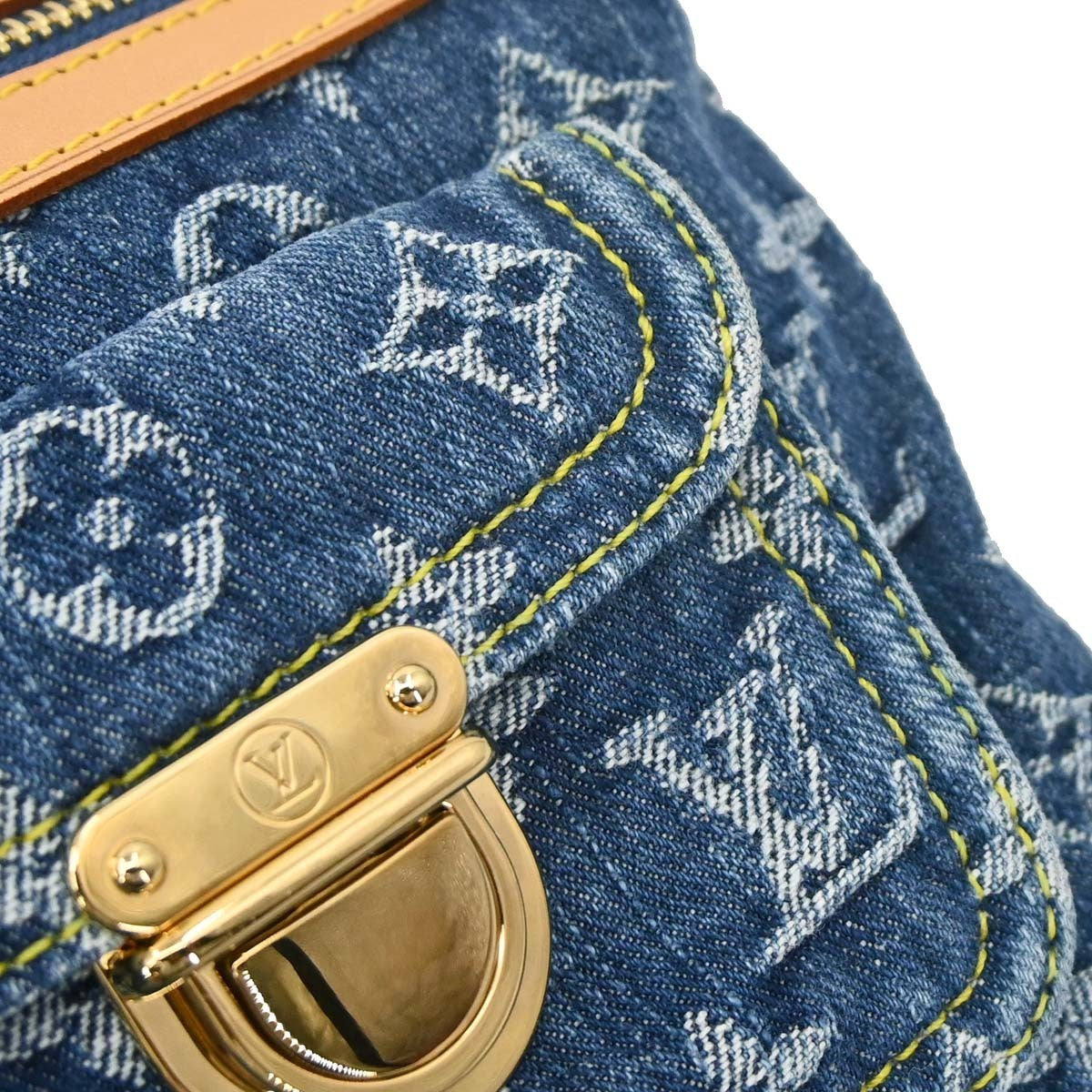 Louis Vuitton Blue Monogram Denim Baggy PM Shoulder Bag