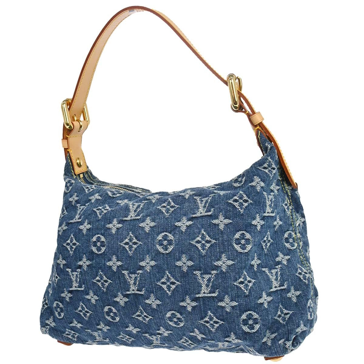 Louis Vuitton Blue Monogram Denim Baggy PM Shoulder Bag