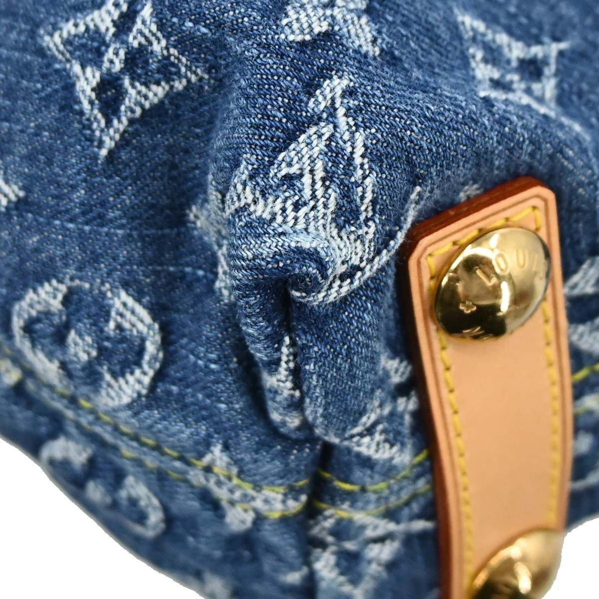 Louis Vuitton Blue Monogram Denim Baggy PM Shoulder Bag