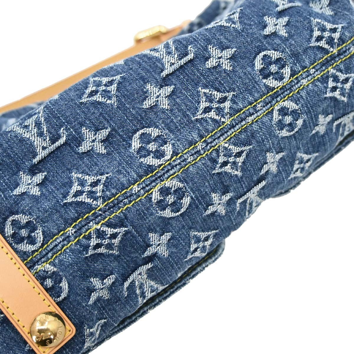 Louis Vuitton Blue Monogram Denim Baggy PM Shoulder Bag