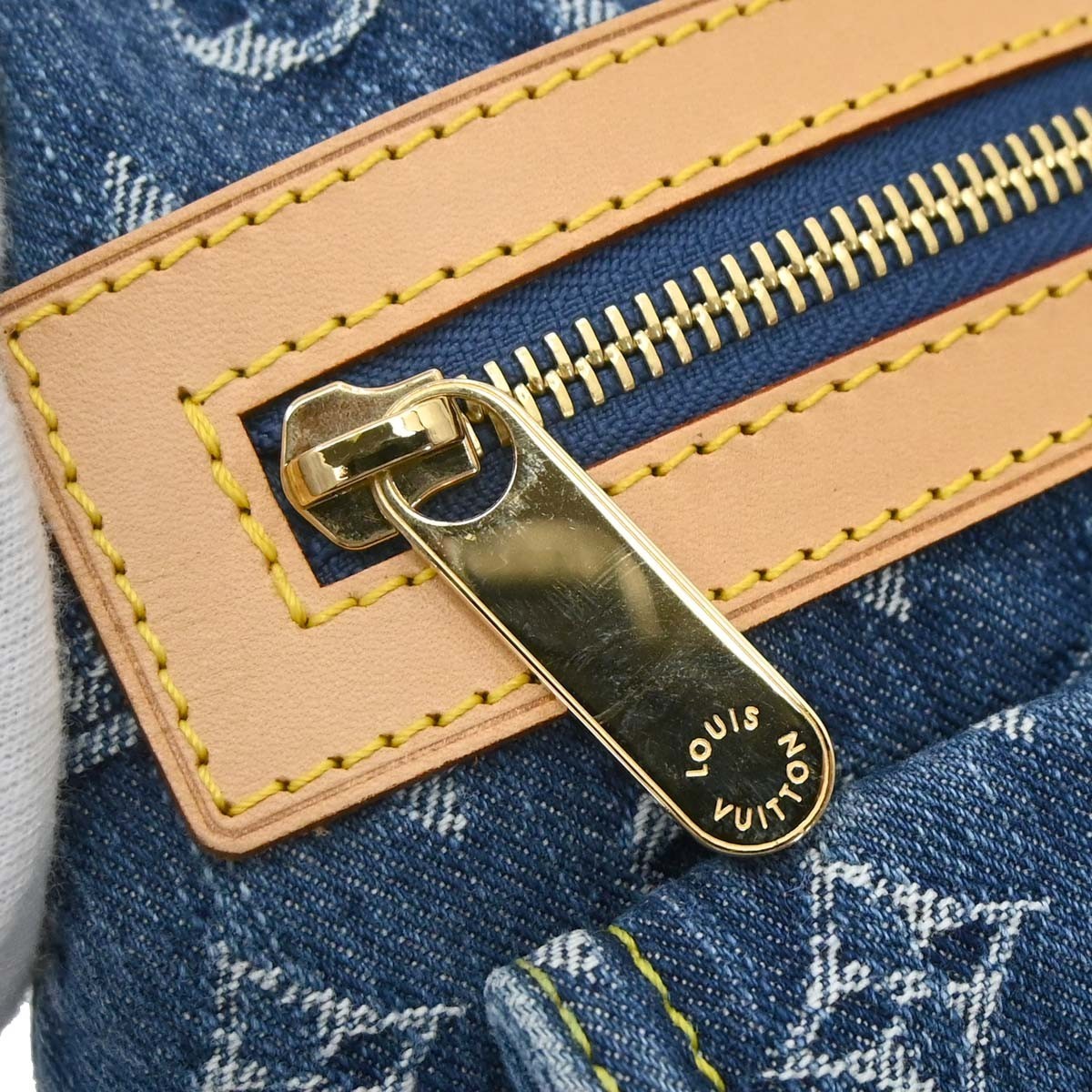 Louis Vuitton Blue Monogram Denim Baggy PM Shoulder Bag