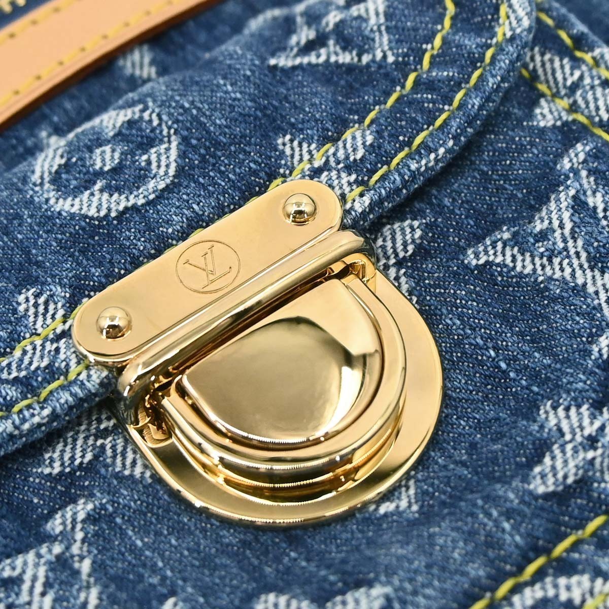 Louis Vuitton Blue Monogram Denim Baggy PM Shoulder Bag