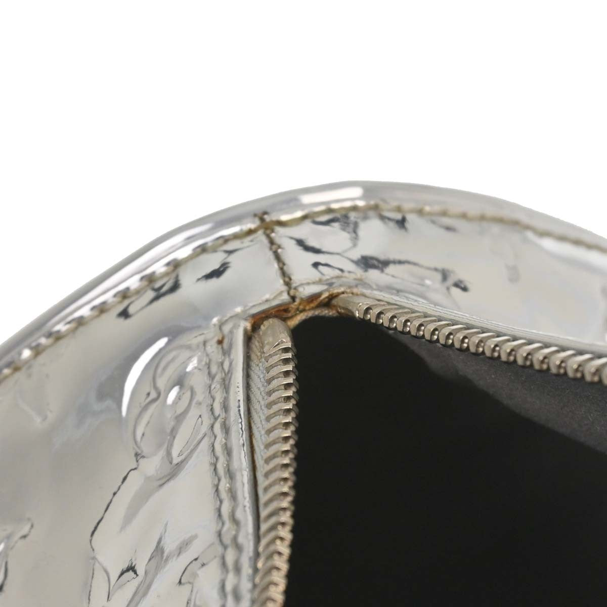 Louis Vuitton Silver Monogram Miroir Speedy 35 Handbag