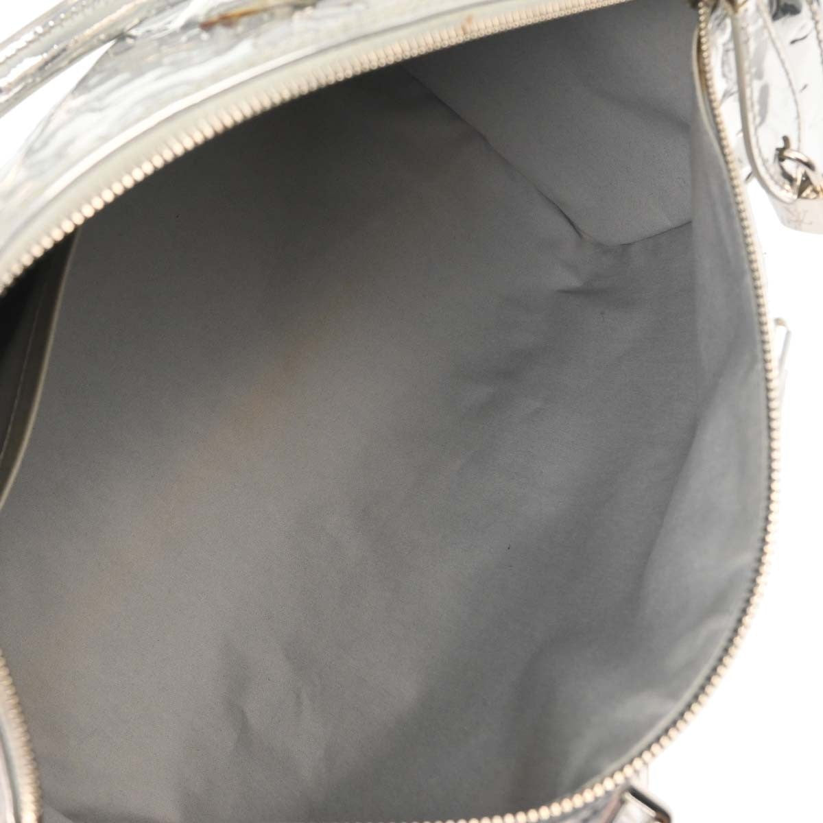Louis Vuitton Silver Monogram Miroir Speedy 35 Handbag