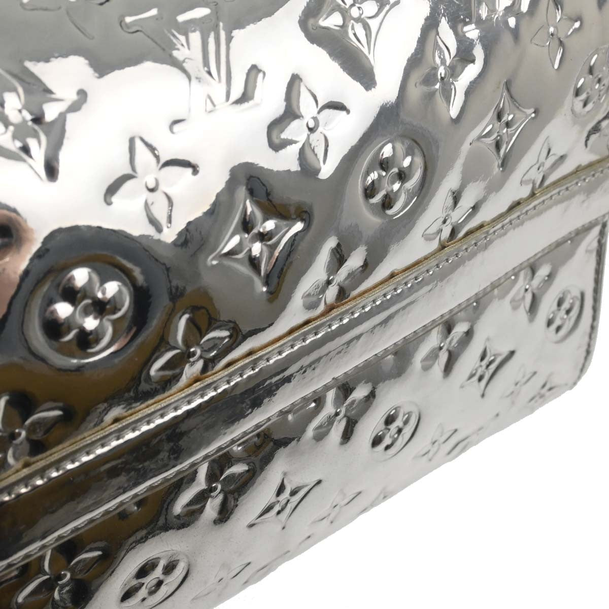 Louis Vuitton Silver Monogram Miroir Speedy 35 Handbag