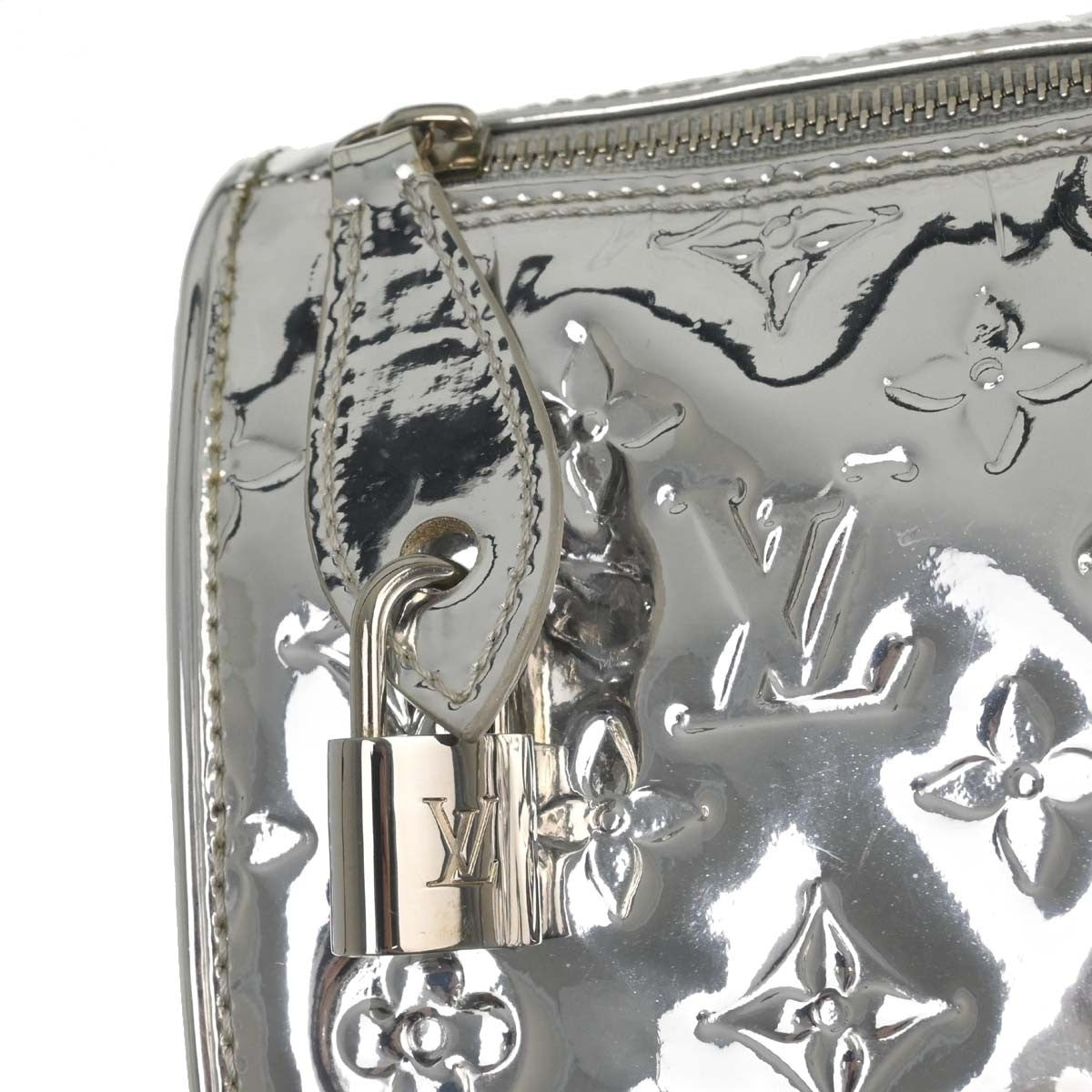 Louis Vuitton Silver Monogram Miroir Speedy 35 Handbag