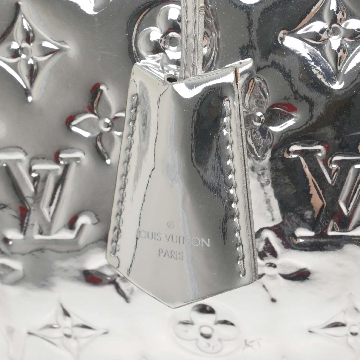 Louis Vuitton Silver Monogram Miroir Speedy 35 Handbag