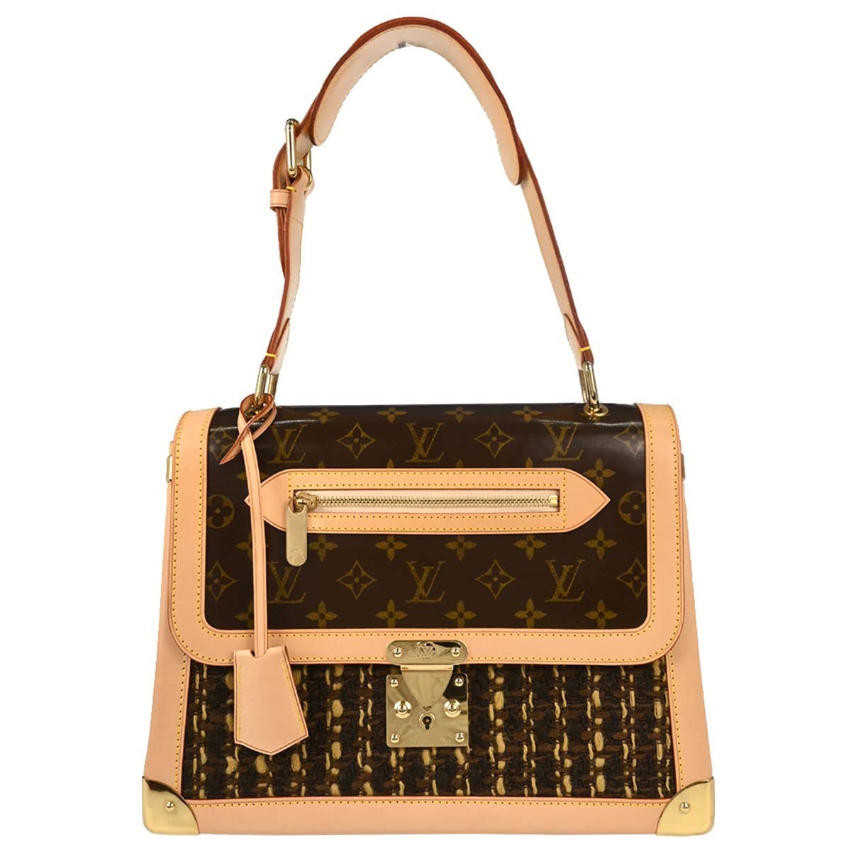 Louis Vuitton Monogram Tweedy GM Shoulder Bag