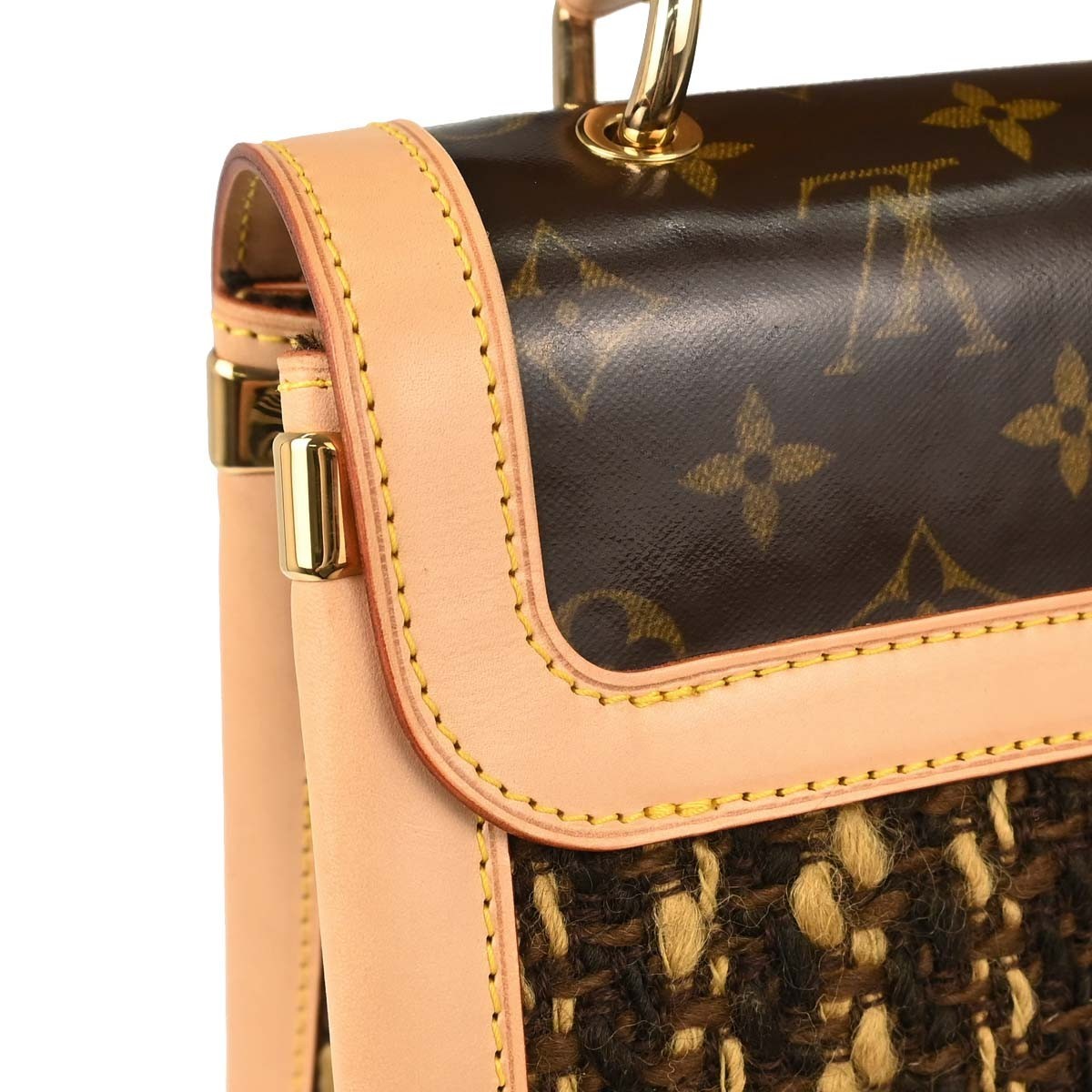 Louis Vuitton Monogram Tweedy GM Shoulder Bag