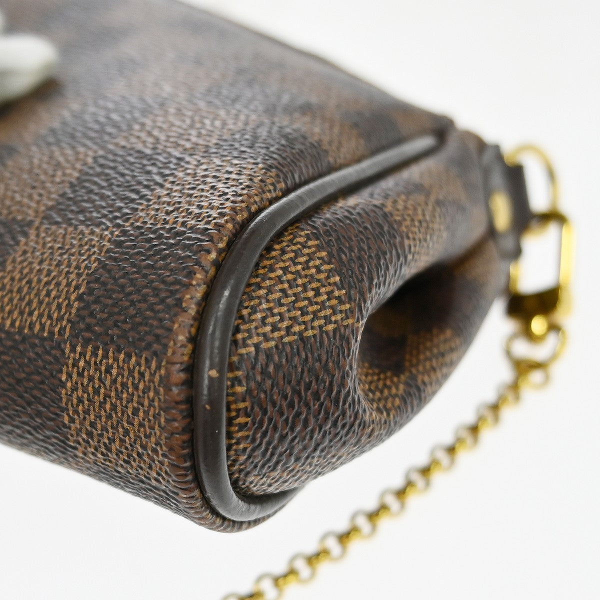 Louis Vuitton Damier Eva 2way Chain Handbag
