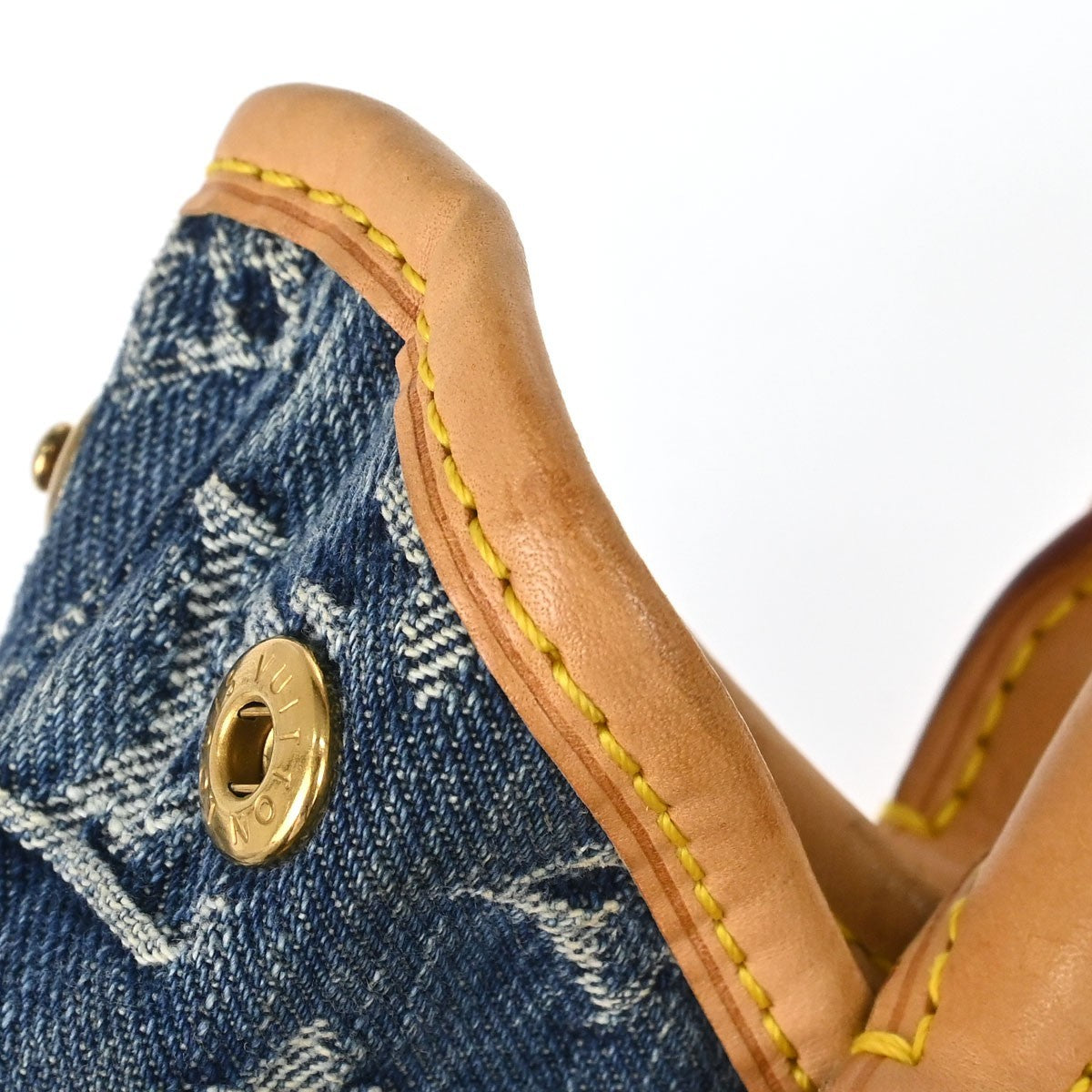Louis Vuitton Blue Monogram Denim Pleaty Handbag