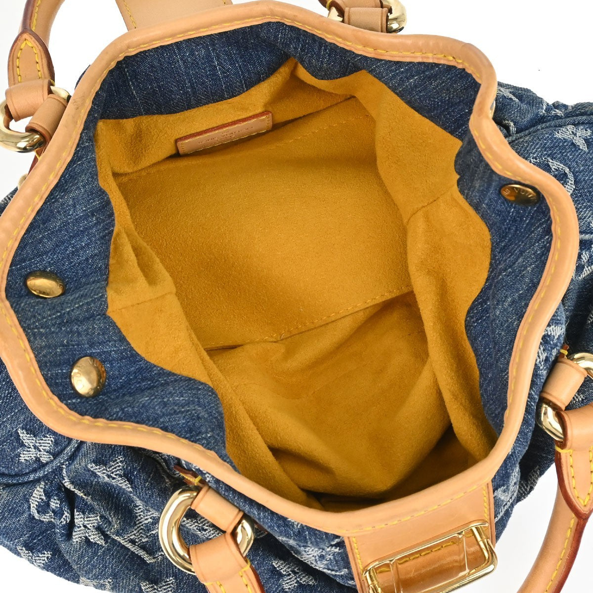 Louis Vuitton Blue Monogram Denim Pleaty Handbag