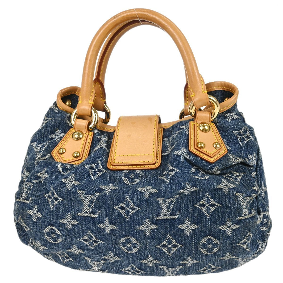 Louis Vuitton Blue Monogram Denim Pleaty Handbag