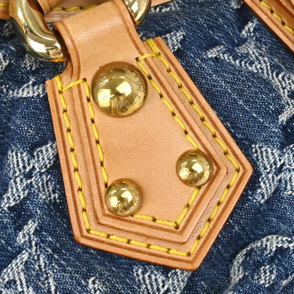Louis Vuitton Blue Monogram Denim Pleaty Handbag